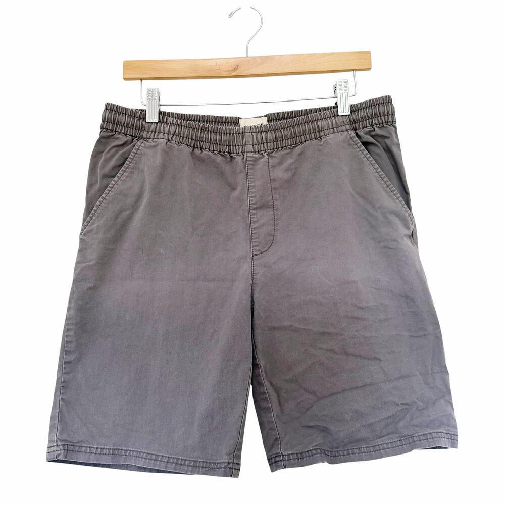 Pact Gray Organic Cotton Shorts Sz M